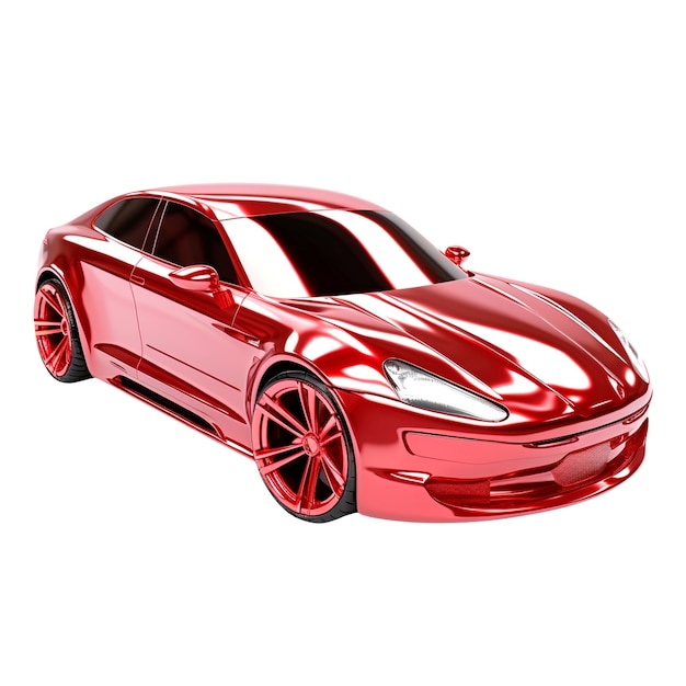 Automóvil moderno aislado
