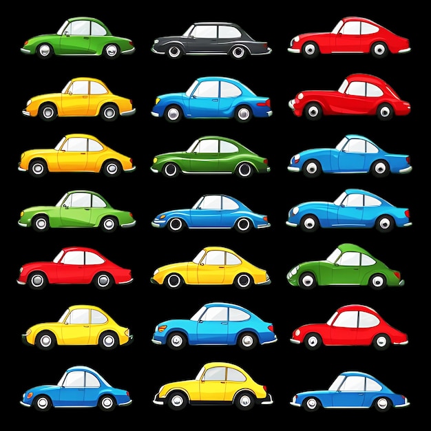 automóviles vectoriales