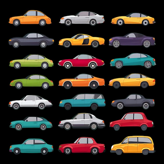 automóviles vectoriales