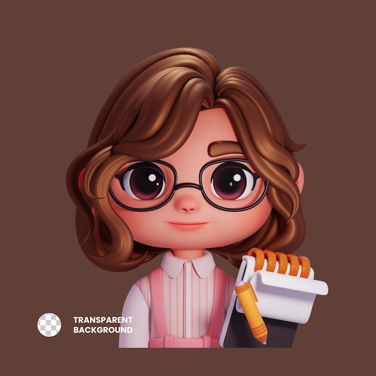 PSD autor de un avatar en 3d
