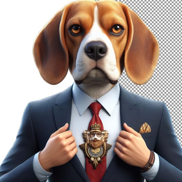 PSD autoridade personalizada bosslike animal sticker