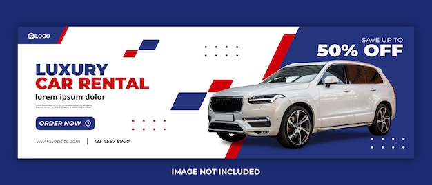 Autovermietung Banner Vorlage