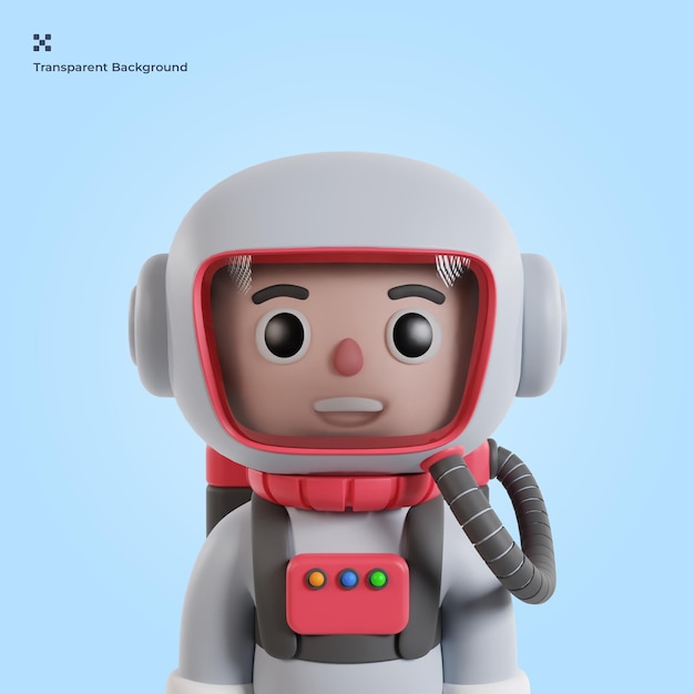 PSD avatar 3d astronaute