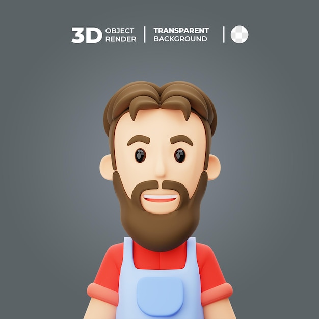 PSD avatar 3d fazendeiro