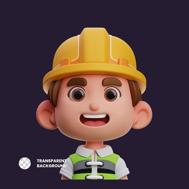 Avatar en 3D Ingeniera mujer