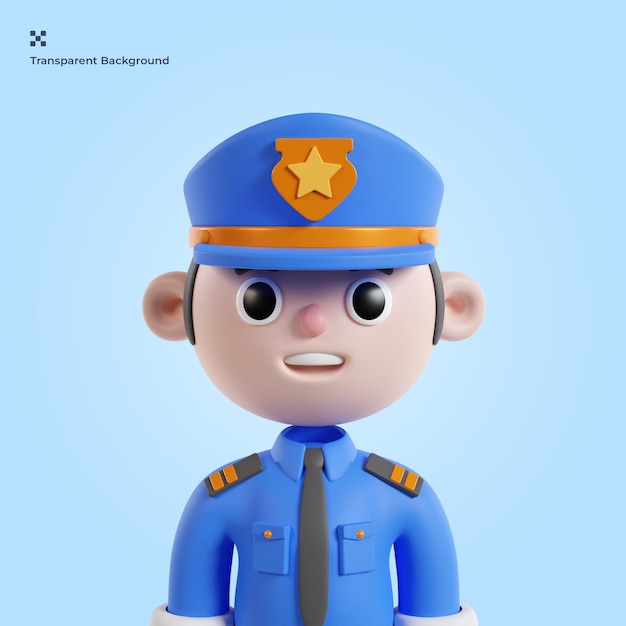 PSD avatar 3d de la policía