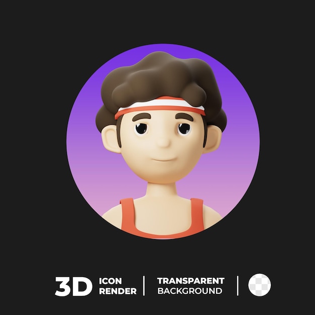 PSD avatar atlet 3d