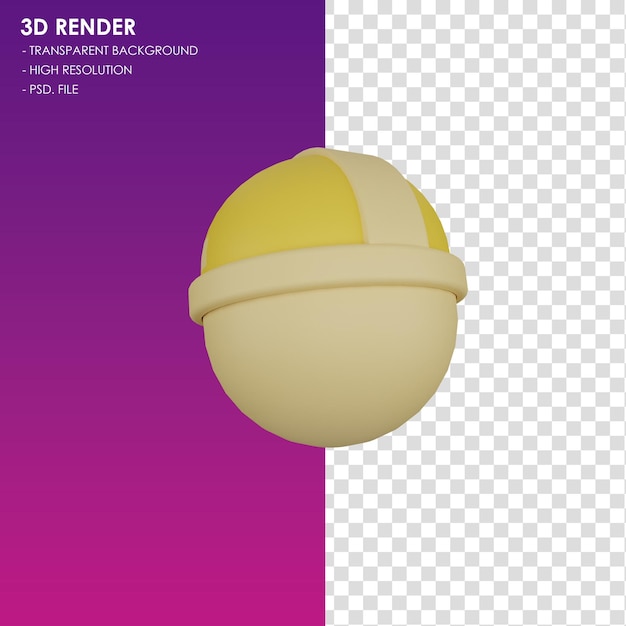 PSD avatar de la cabeza del icono en 3d