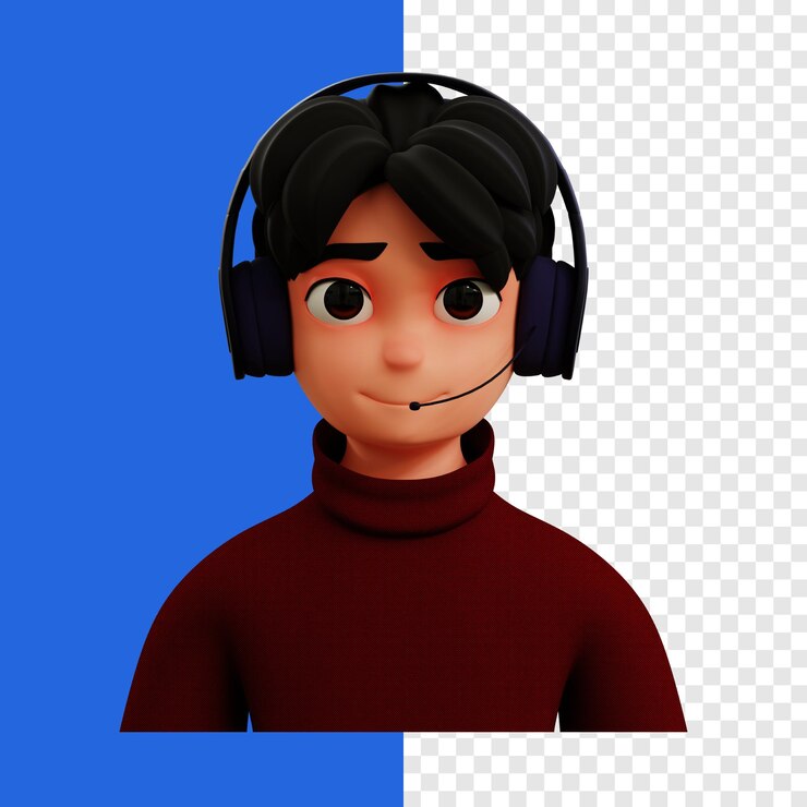 PSD el avatar del jugador 3d