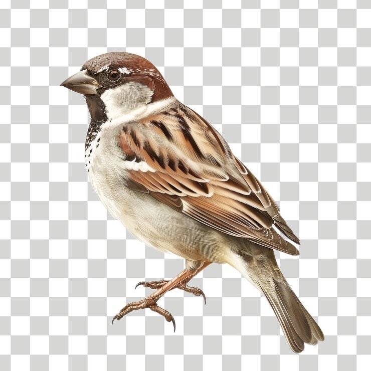 un ave con un fondo blanco que tiene una imagen de un pájaro en él