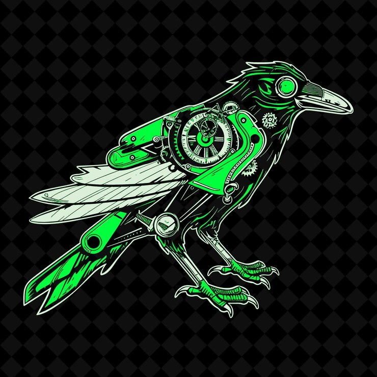 PSD un ave verde con un cuerpo verde y un fondo verde con un pájaro verde en él
