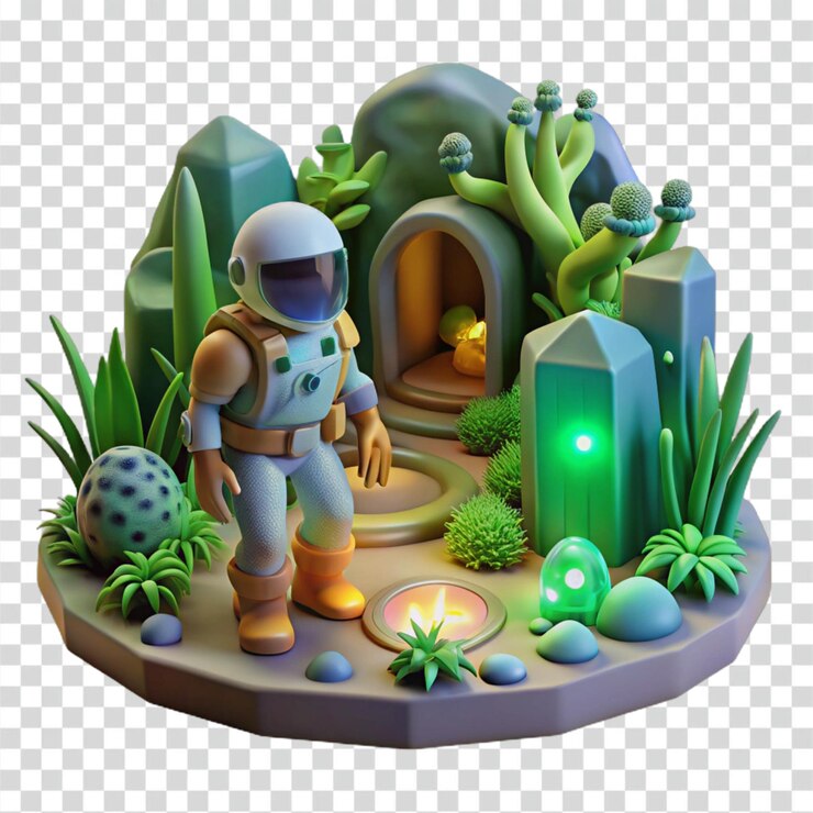 PSD las aventuras alienígenas de los astronautas