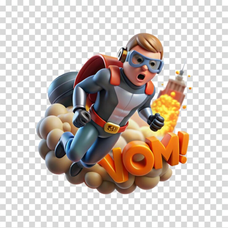 PSD las aventuras de los chicos superhéroes jetpack