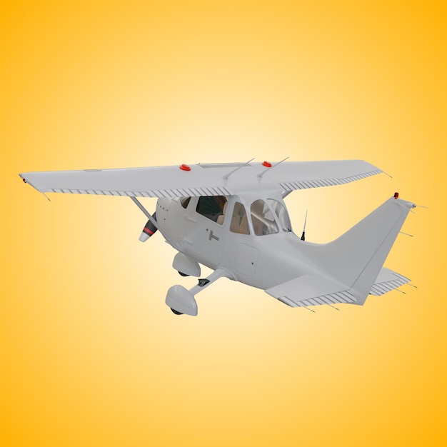 PSD avião 3d