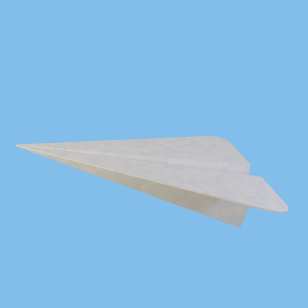 avião de papel 3d