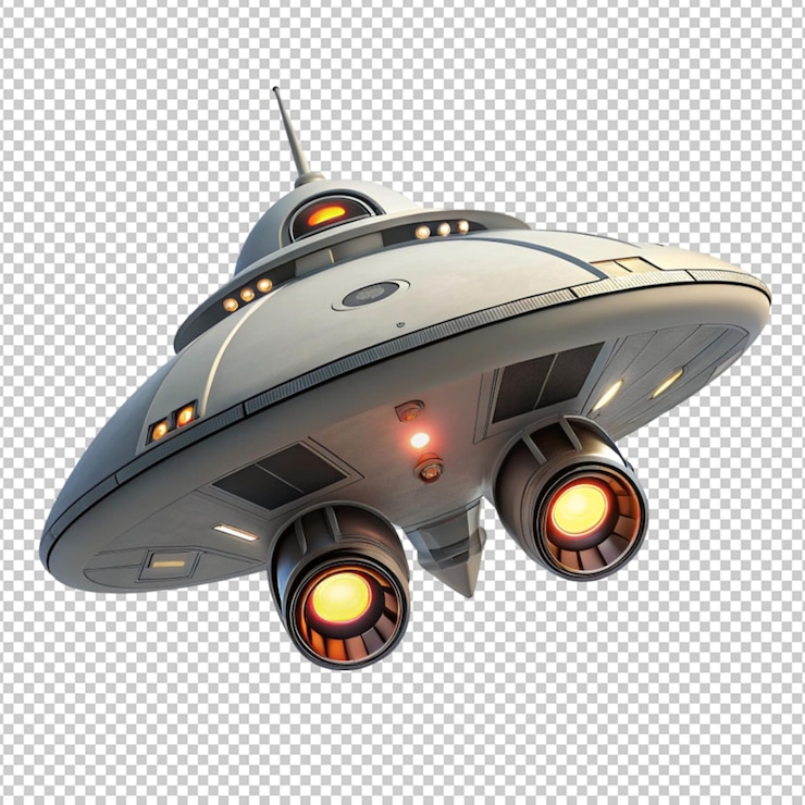 PSD un avión aislado en alta resolución png