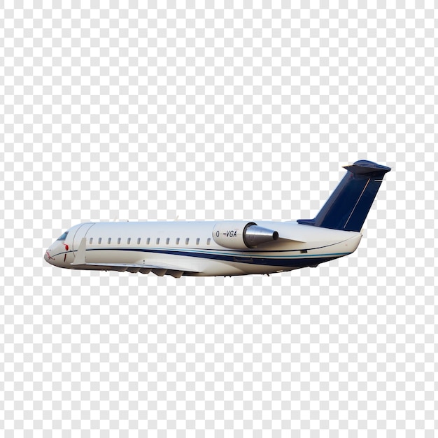 Avión azul