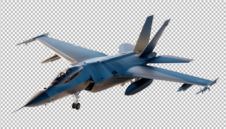PSD el avión de combate es ágil y feroz