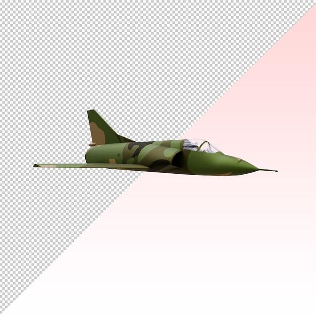 avión de combate militar aislado