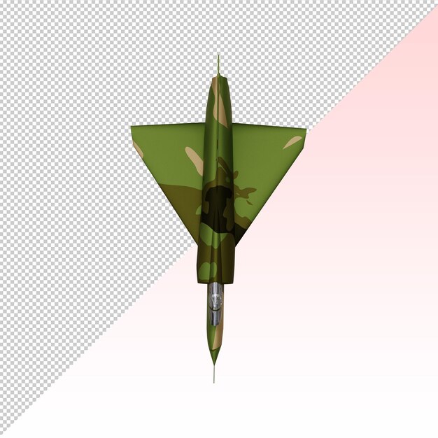 avión de combate militar aislado