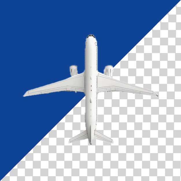 Avion commercial généré par l'IA png PNG