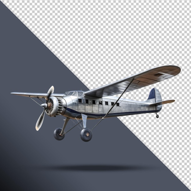 L'avion Sur Fond Transparent Est Une Image Png