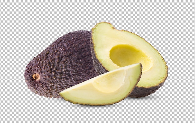 Avocado isolato su strato alfa