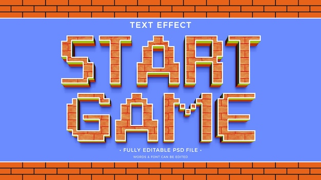 Avvia l'effetto di testo del gioco