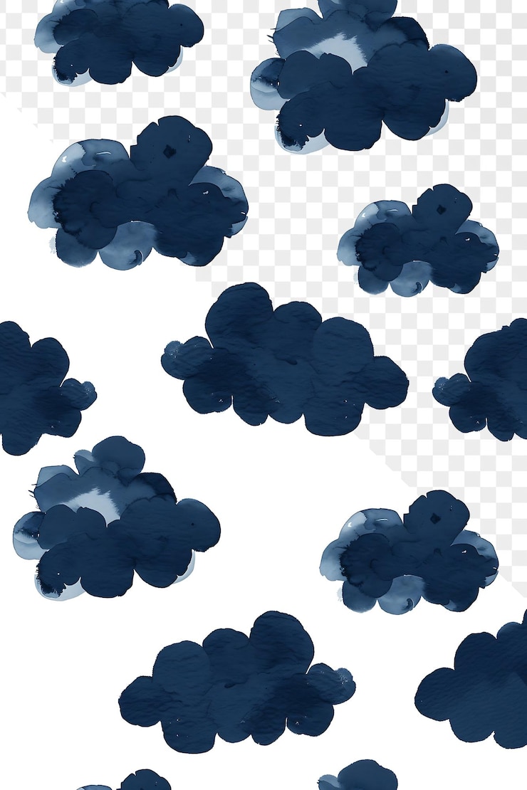 PSD awan biru di langit