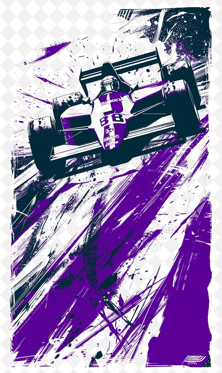 PSD ayrton senna conduciendo un coche de carreras una bandera roja brasileña agitando brasil escena y cultura ilustraciones