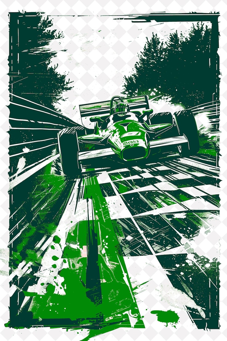 PSD ayrton senna driving a race car a red feijoada pot simmering brazil scene and culture illustrations