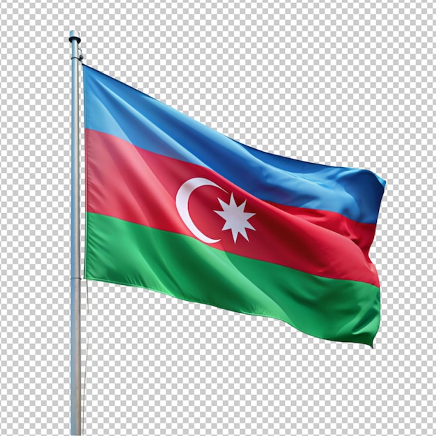 PSD azerbaïdjan sur un fond transparent