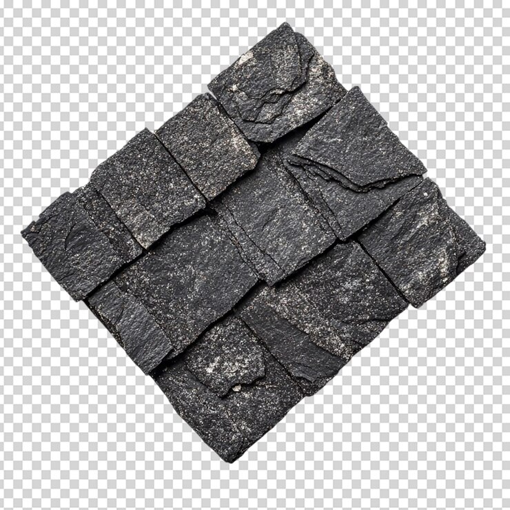 PSD azulejos de techo aislados sobre fondo blanco