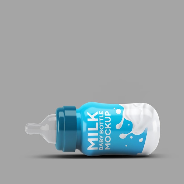 Baby-Flaschen-Mockup