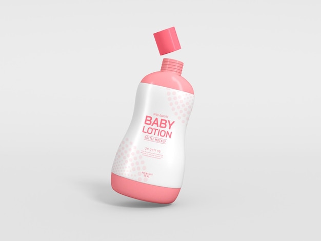 Baby-Lotion-Flaschen-Verpackungsmodell