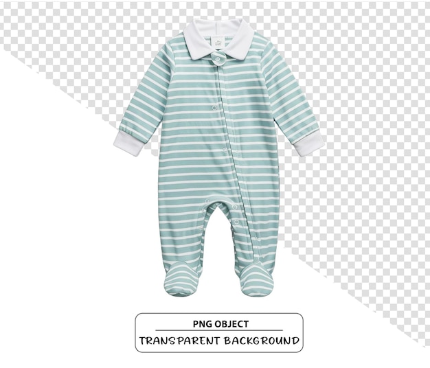 Baby Onesie de listras azuis e brancas