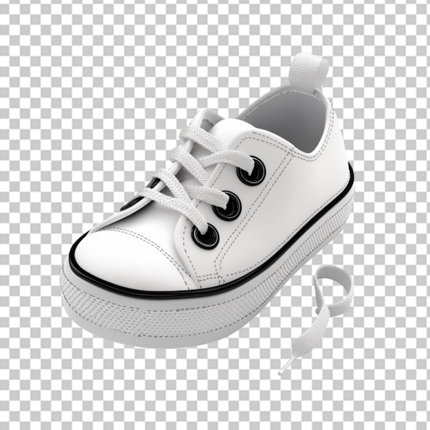 baby shoe on white background