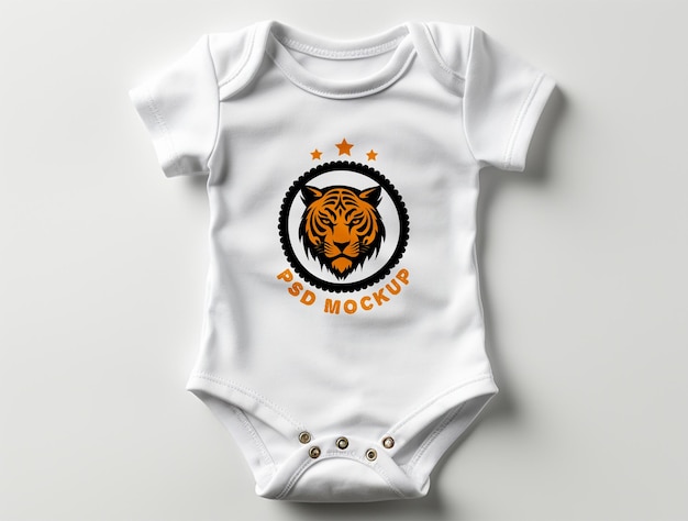 Baby süß Bodysuit Mockup PSD