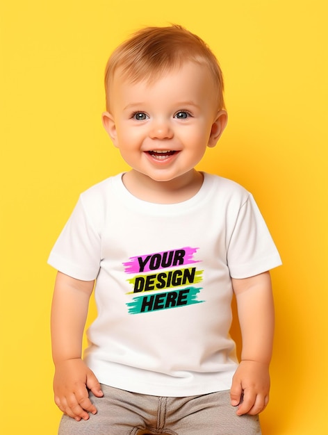 PSD baby-t-shirt-mockup-design