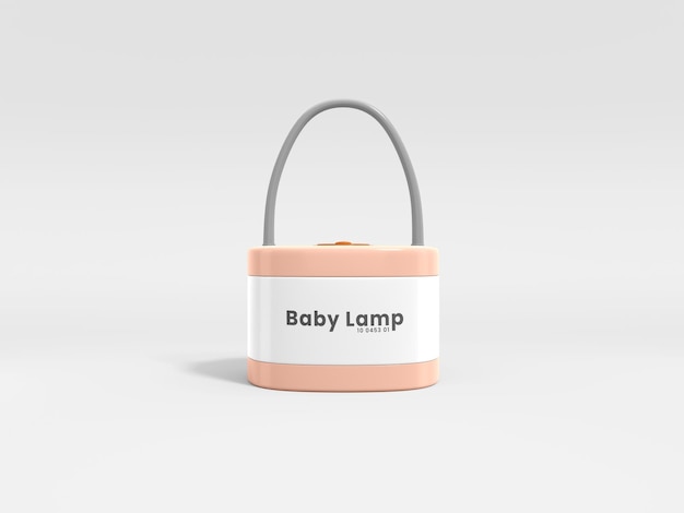 Babylampe branding mockup