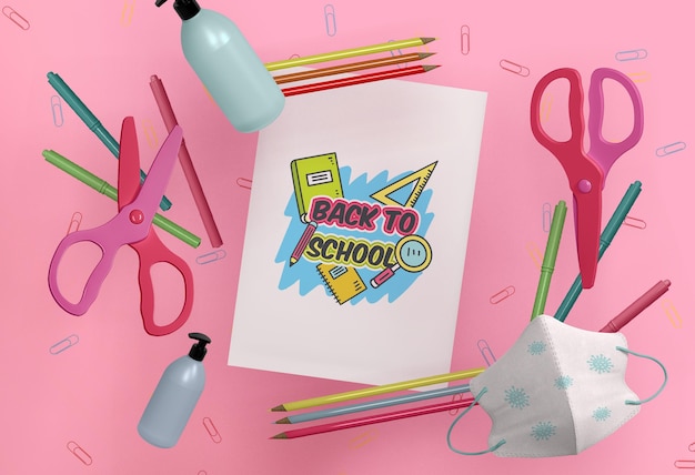 Back to School Briefpapier Modell