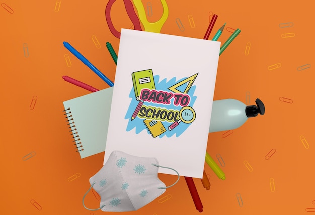 Back to School Briefpapier Modell