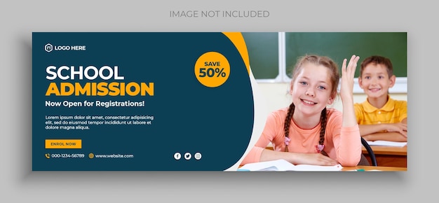 Back To School Facebook Timeline Cover Et Web Banner Template