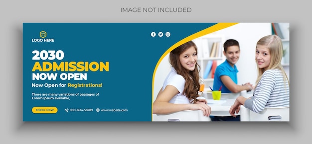 Back To School Facebook Timeline Cover Et Web Banner Template