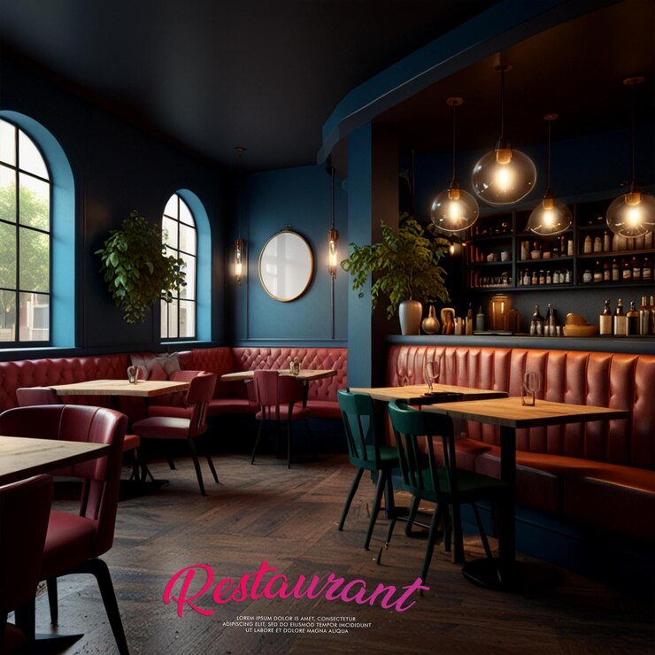 PSD background del ristorante