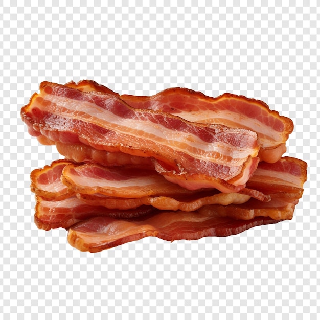 PSD bacon isolado em fundo transparente