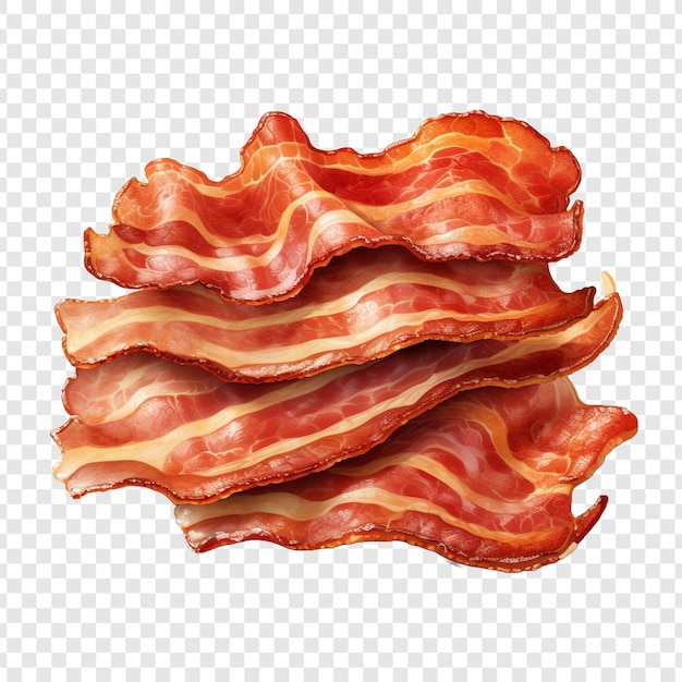 PSD bacon isolé sur fond transparent