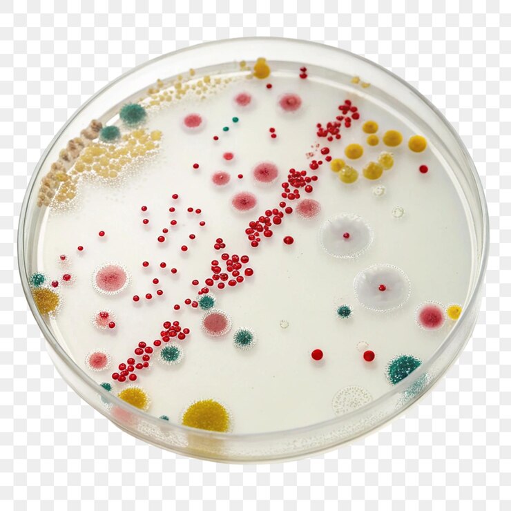 PSD bacterias aisladas sobre un fondo transparente