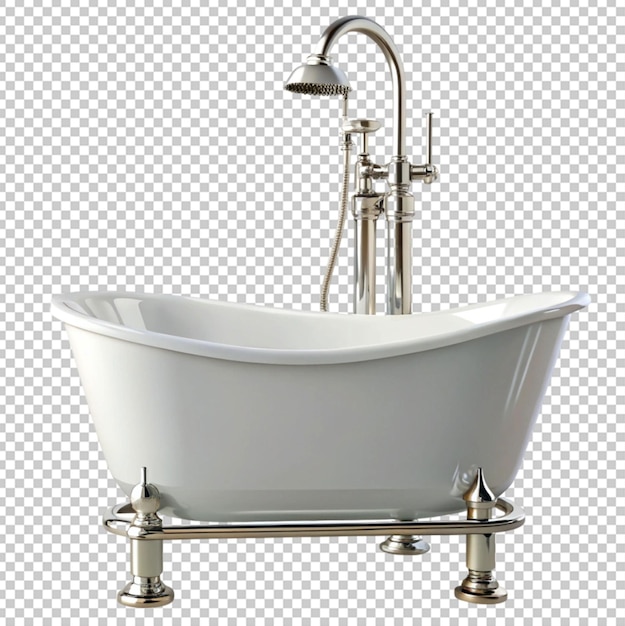 Badewanne mit stehendem Mischhahn