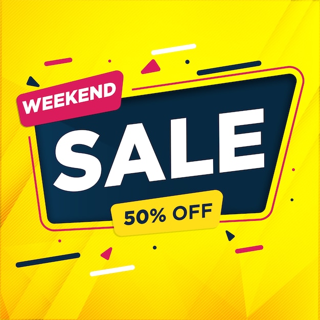 Badge de bannière de vente